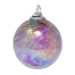 Glass Eye Studio Hand Blown Glass Classic Ornament - Salish Spray - 3'' diameter