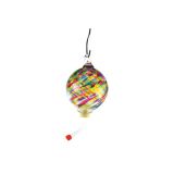Glass Eye Studio - Hummingbird Feeder - Rainbow Twist - 4