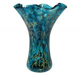 Glass Eye Studio - Large Ruffle Vase - Ocean Lava - 9