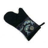Native American - Circle of Life Salmon Design - Oven Mitt 