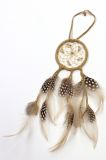 Native American Dream Catcher - Light Brown - 2.5