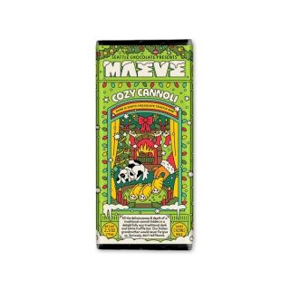Seattle Chocolate Presents Maeve - Cozy Cannoli Chocolate Truffle Bar { Holiday Seasonal } - 2.5 oz