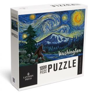 1,000 piece WA Bigfoot Starry Night Puzzle