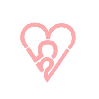253 Heart Sticker - Pink (Small)