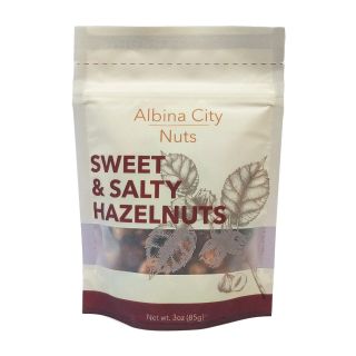 Albina City Nuts - Sweet & Salty Hazelnuts - 3oz