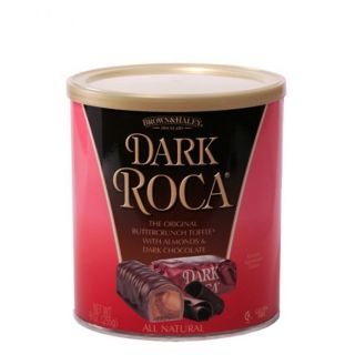 Almond Roca - Dark Roca Chocolates - 10 oz Canister