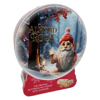 Almond Roca Holiday Gnome Snow Globe Gift Tin - 5 oz