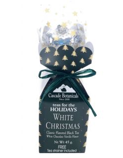Cascade Botanicals - White Christmas Loose Leaf Tea and Strainer Gift Set