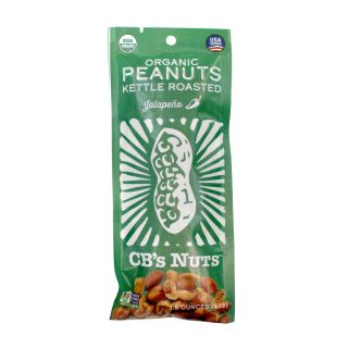 CB's Nuts Organic Jalapeno Roasted Peanuts - 1.5oz