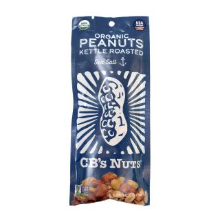 CB's Nuts Organic Sea Salt Roasted Peanuts - 1.5oz