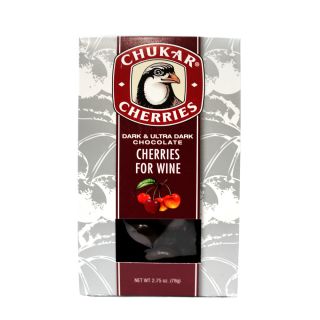 Chukar Cherries - Dark Chocolate Cherries for Wine - 2.75 oz