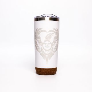 Cork Base Insulated Travel Mug - 20oz - Healing from Within by Francis Horne Sr.