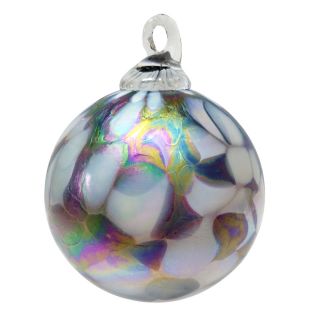 Glass Eye Studio Hand Blown Glass Classic Ornament - Winterberry - 3'' diameter
