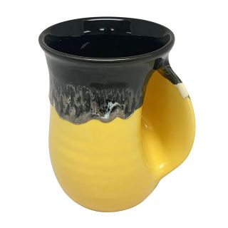 Handwarmer Mug - Bumblebee Black and Yellow - Right Handed - 5