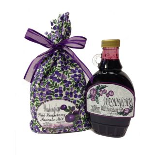 Huckleberry Pancake Mix and Syrup Combo