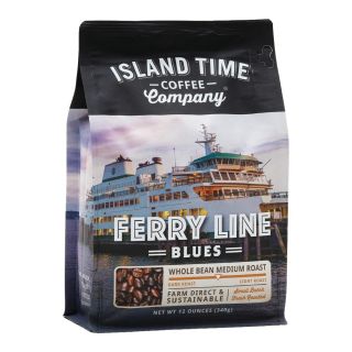 Island Time Coffee Co - Ferry Line Blues ( Medium Roast ) - 12oz Whole Bean