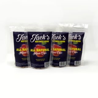 Jack's All Natural Apple Chips - 4 Bag Special - 6oz total