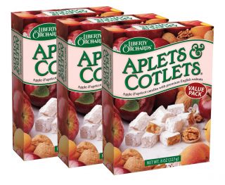 Liberty Orchards - Special of 3 boxes - Aplets & Cotlets Value Pack - (24oz total)