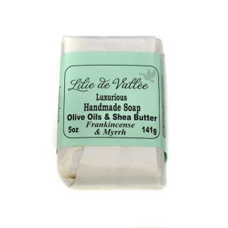 Lilie de Vallee Olive Oil & Shea Butter Soap - Frankincense & Myrrh - 5 oz