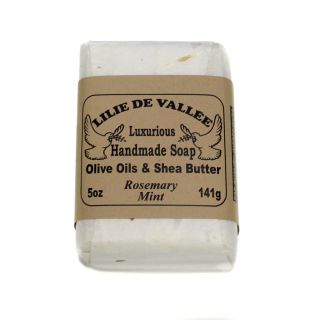 Lilie de Vallee Olive Oil & Shea Butter Soap - Rosemary Mint - 5 oz