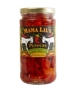 Mama Lil's Goathorn Peppers in Oil - 12oz