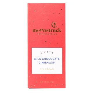 Moonstruck Nutty Cinnamon Milk Chocolate Bar - 3 oz