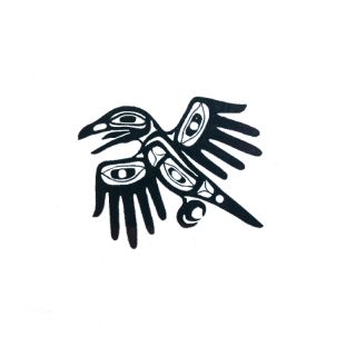 Pacific Northwest Native American Temporary Tattoo - Hands of Creation