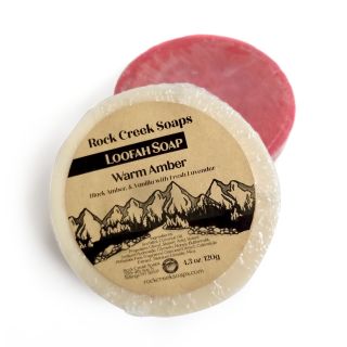 Rock Creek Soaps - Warm Amber Loofah Soap