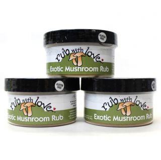 Rub With Love Exotic Mushroom Rub - Special Offer: 10% off 3 tubs