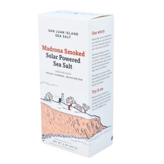 San Juan Island Sea Salt - Madrona Smoked Sea Salt - 8oz box