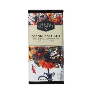 Seattle Chocolate - Coconut Sea Salt Truffle Bar - 2.5 oz