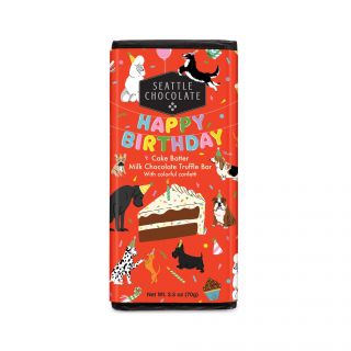 Seattle Chocolate - Happy Birthday Truffle Bar - 2.5 oz