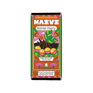 Seattle Chocolate Presents Maeve - Rainier Cherry Truffle Bar - 2.5 oz