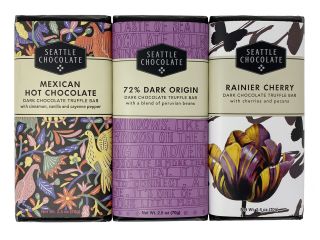 Seattle Chocolate - Vegan Variety Pack Trio (Pack of 3) - 7.5oz