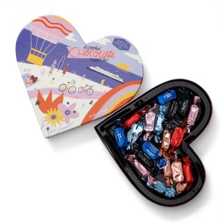 Seattle Chocolates - Take Me Anywhere Heart Truffle Box - 6 oz