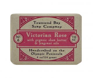 Townsend Bay Soap Company - Victorian Rose Soap - 4oz