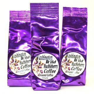 Wild Huckleberry Coffee - Best Price: 3 bags (6 oz total)