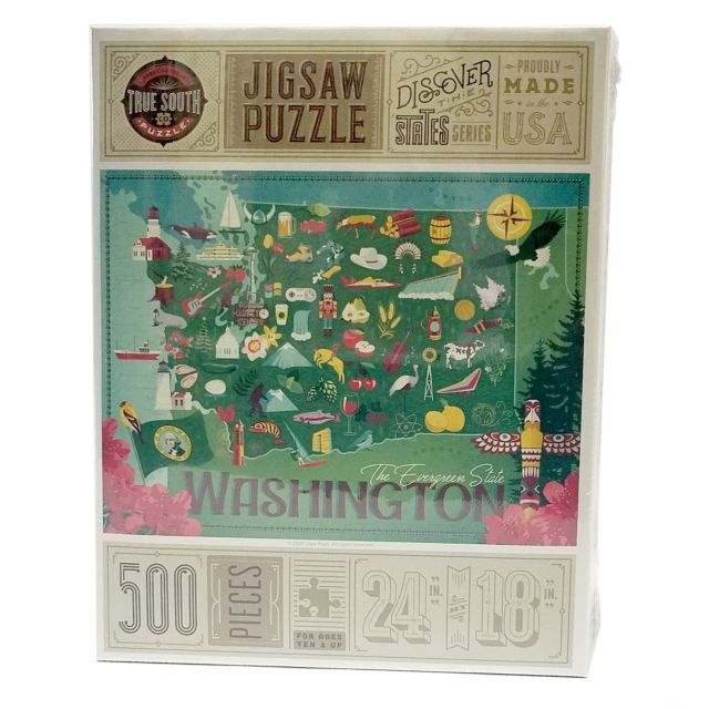 500 Piece Washington State Jigsaw Puzzle
