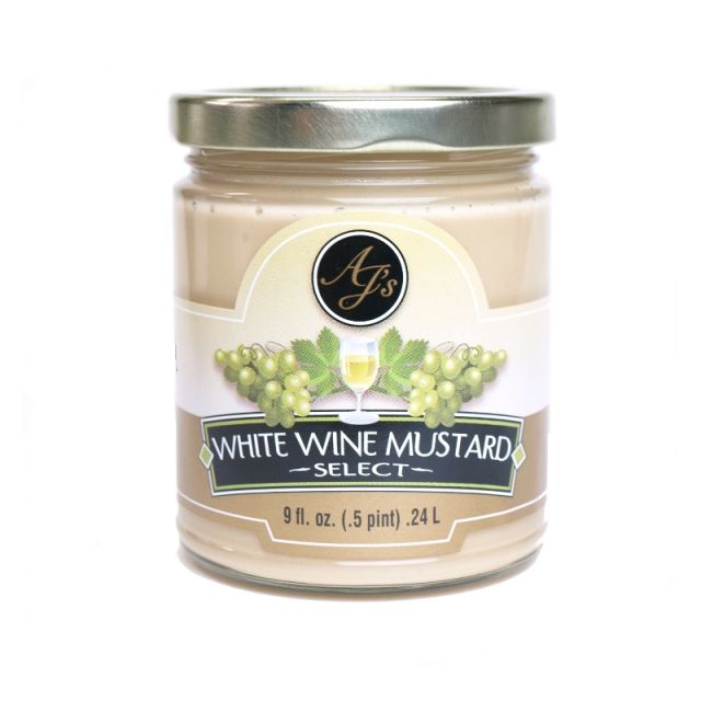 AJ's White Wine Mustard - 9oz