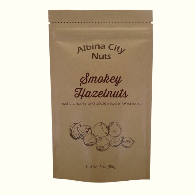 Albina City Nuts - Smokey Hazelnuts - 3oz