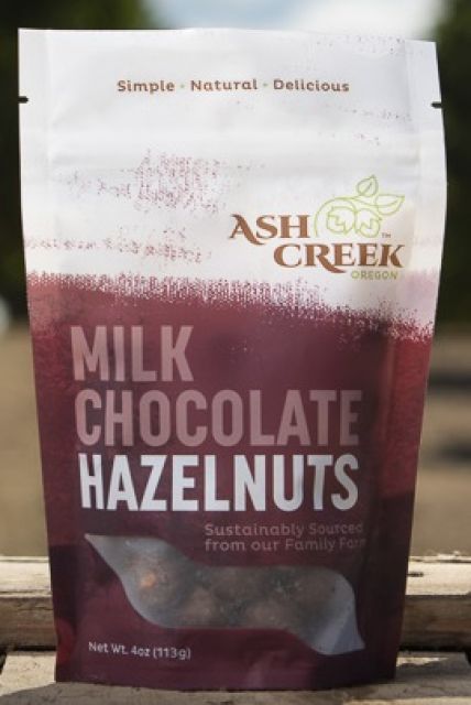 Ash Creek - Milk Chocolate Hazelnuts - 4oz