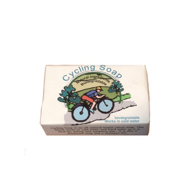 Biodegradable Cycling Soap and Shampoo Bar - 3.4 oz