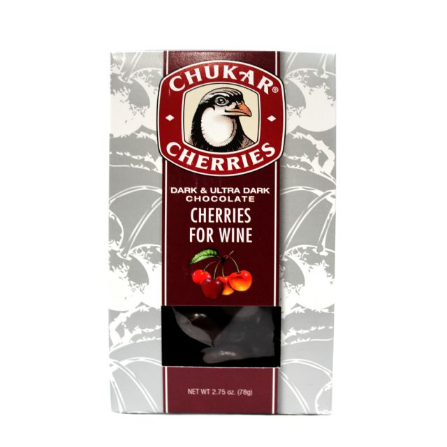 Chukar Cherries - Dark Chocolate Cherries for Wine - 2.75 oz