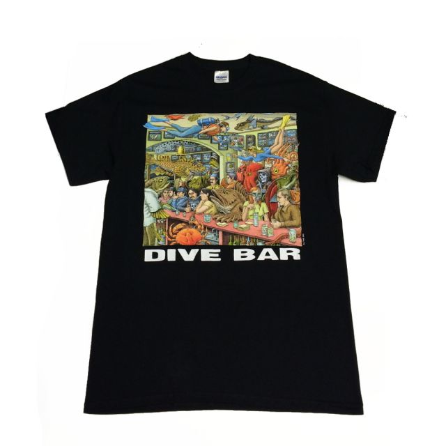 Dive Bar T-Shirt - By Ray Troll - Pacific Northwest Shop