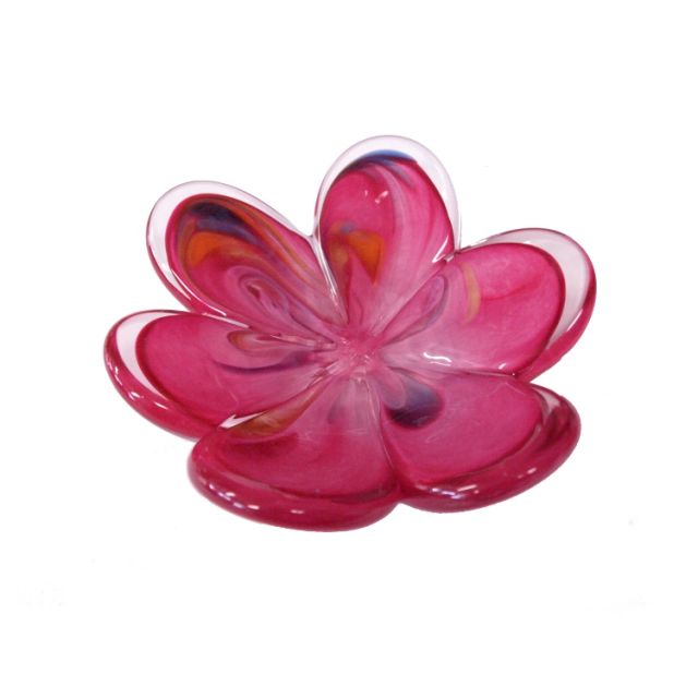 Glass Eye Studio - Affection Dish - Pink Flower - aprox 5