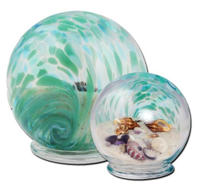 Glass Eye Studio Green Sea Globe - Small - 3.5