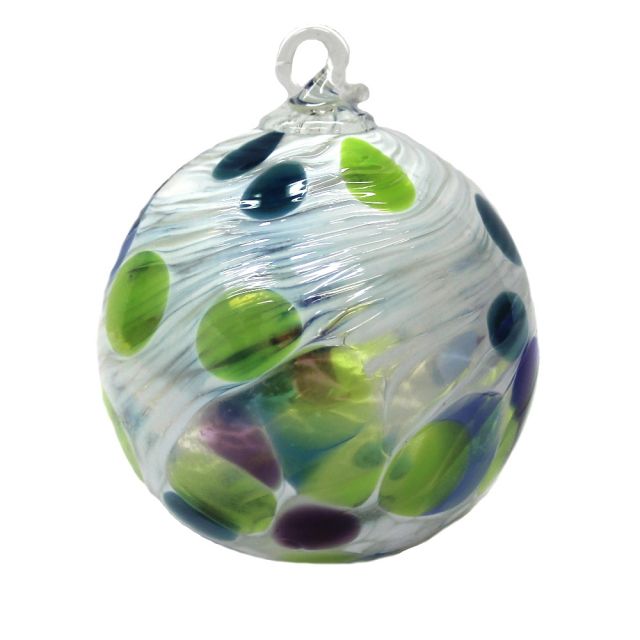 Glass Eye Studio Hand Blown Glass Ornament - Island Flurry - 3