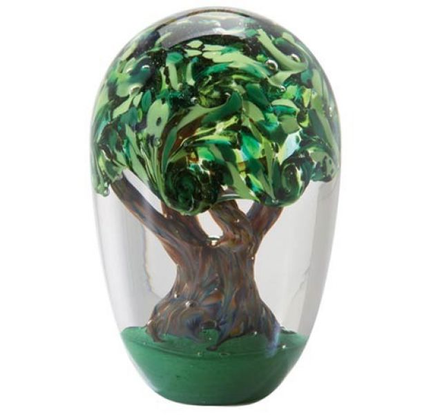 Glass Eye Studio Paperweight - Tree Of Life - 4.5