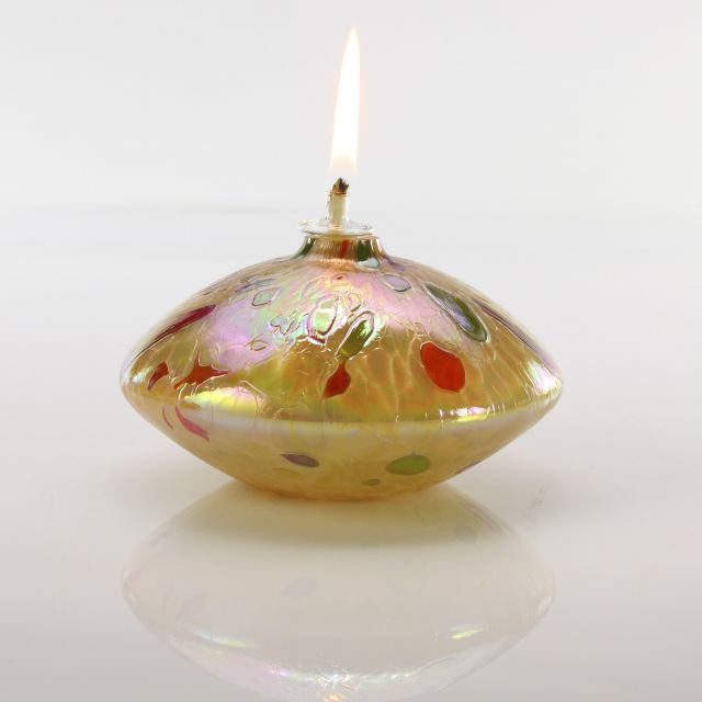 Glass Eye Studio - Saucer Oil Lamps - Tobac - 5