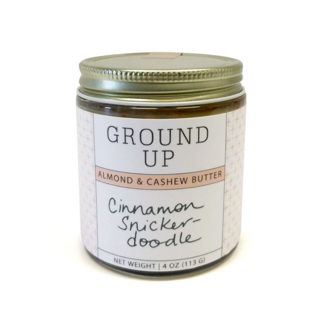 Ground Up - Almond & Cashew Butter - Cinnamon Snickerdoodle - 4oz